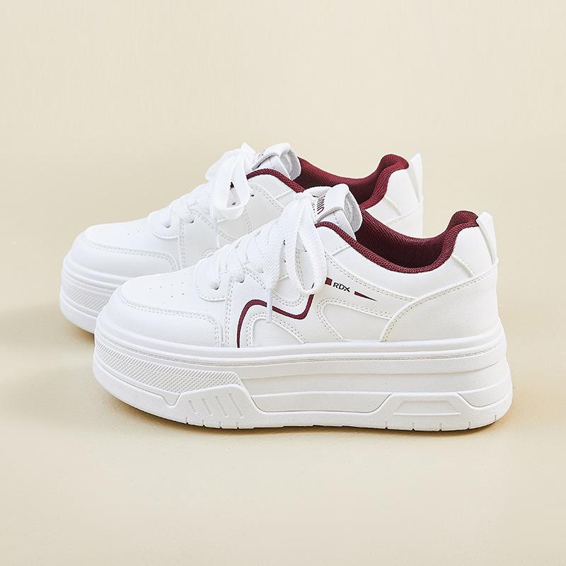 Fashion Womens Platform Sneakers 2025 Summer New Korean Version Comfort Breathable Casual Board Shoes Fashion Trend Running Shoes Women