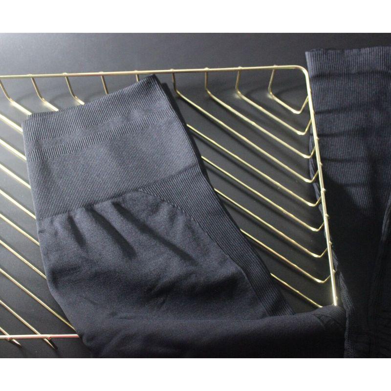 

European and American-Style Thickened Professional Hip-Lifting Compression Fitness Pants Black M