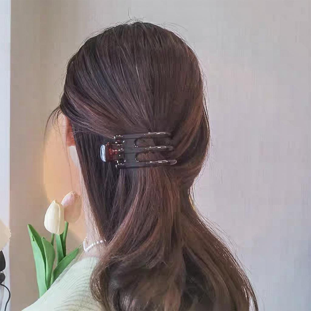 Korean Fashion Hair Claw Clip Duckbill Barrette for Women Crab Acrylic Hairpin Ponytail Hairgrip Girls Hair Accessories Headwear
