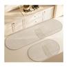Wabi-Sabi Waterproof Non-Slip Leather Kitchen Floor Mat, Easy Clean, Oil-Proof