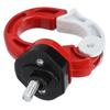 Motorcycle Front Claw    Luggage Helmet Bag Hook Alloy Steel Aluminum 12kg Load Bearing for Electric Scoot (Black White )