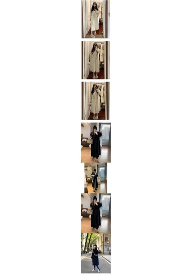 Oatmeal Double-Sided Cashmere Women's Mid-Length Coat - 2023 Autumn/Winter Korean Hepburn Style