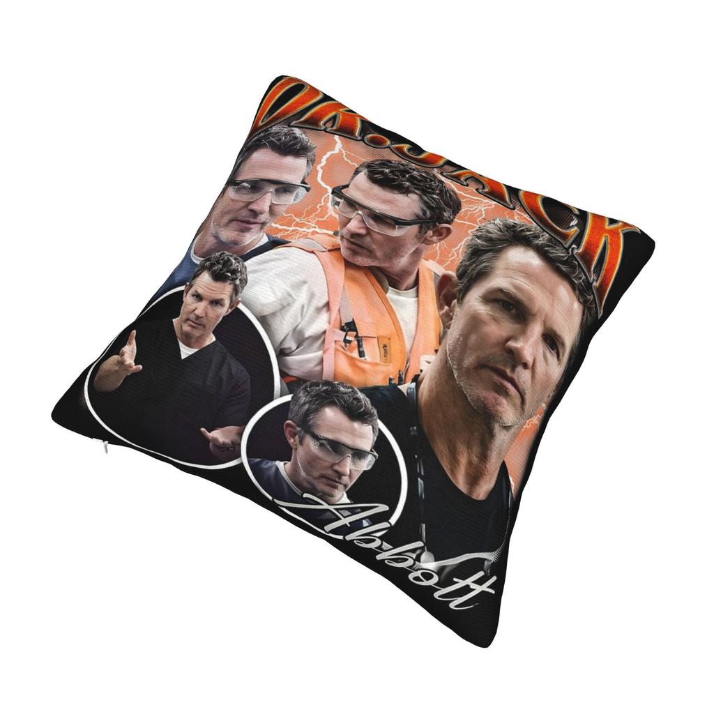 Decorative Pillow Covers The Pitt Merch Home Dr. Jack Dr. Robby Pillow Case Cover Square Multi-Size