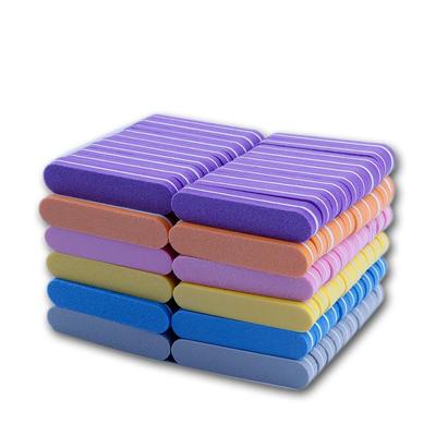 40 buc pile colorate pentru șlefuit pentru șlefuire pentru unghii, pedichiură, sfaturi pentru manichiură, pile pentru șlefuit cu burete