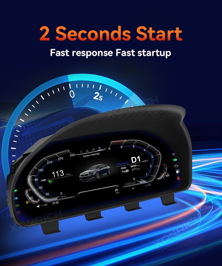 Compatible with BMW 7 Series F01/F02 and X1-X6 Full LCD Instrument Panel