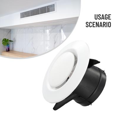ABS Plastic Cover Rosettes Cover Ventilation Grille Wall Hole Decorate Cover For Ventilation Grille And Air Conditioning Opening