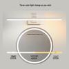 Nordic Minimalist LED Vanity Light: Punch-Free Bathroom Mirror Cabinet with Tricolor Makeup Lighting.