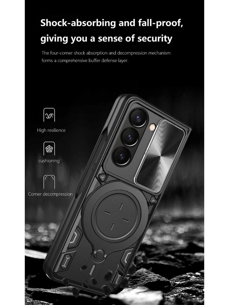 Samsung Fold7 Magnetisches Case mit Halterung für Fold5/6 Schutzhülle