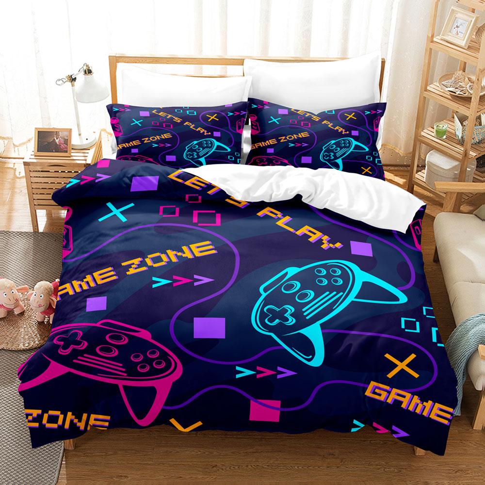 

Video Game Bedding Sets 2025 Single Double King Size Duvet Cover Set With Pillowcases No Comforter Birthday Gift For Boys EU Single135x200cm