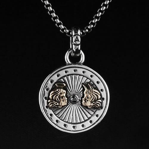 Anonymous Artisan Angel & Devil Pendant