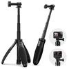 TELESIN Mini Selfie Stick Tripod Portable Adjustable Length for GoPro Insta360 DJI Osmo Action Action Camera