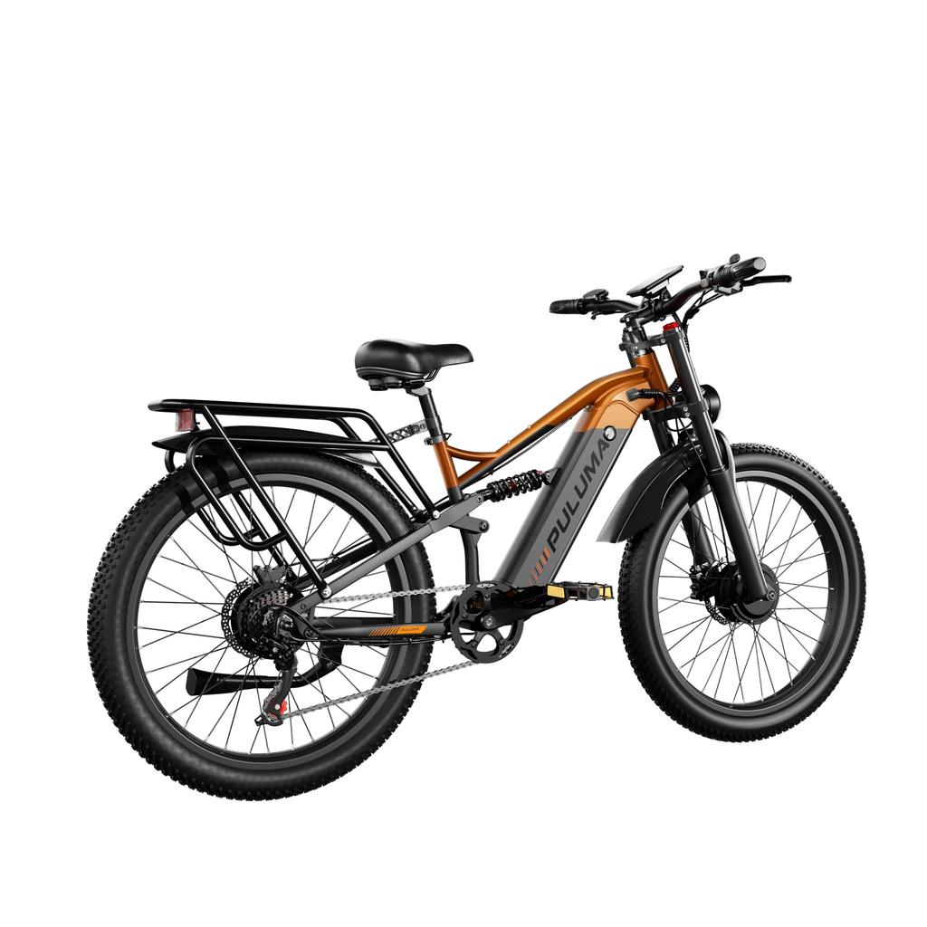 Electric Bike PULUMA PE86 Pro 26 Inch Tires 500W*2 Motor 48V20Ah Battery Torque Sensor 40km/h Max Speed 150km Max Range