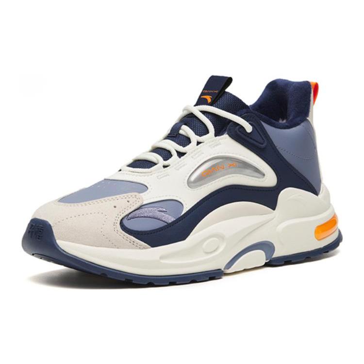 New Anta Millennium 5.0 Durable Warm Low Top Sports Casual Shoes Ink Blue 112248985-3