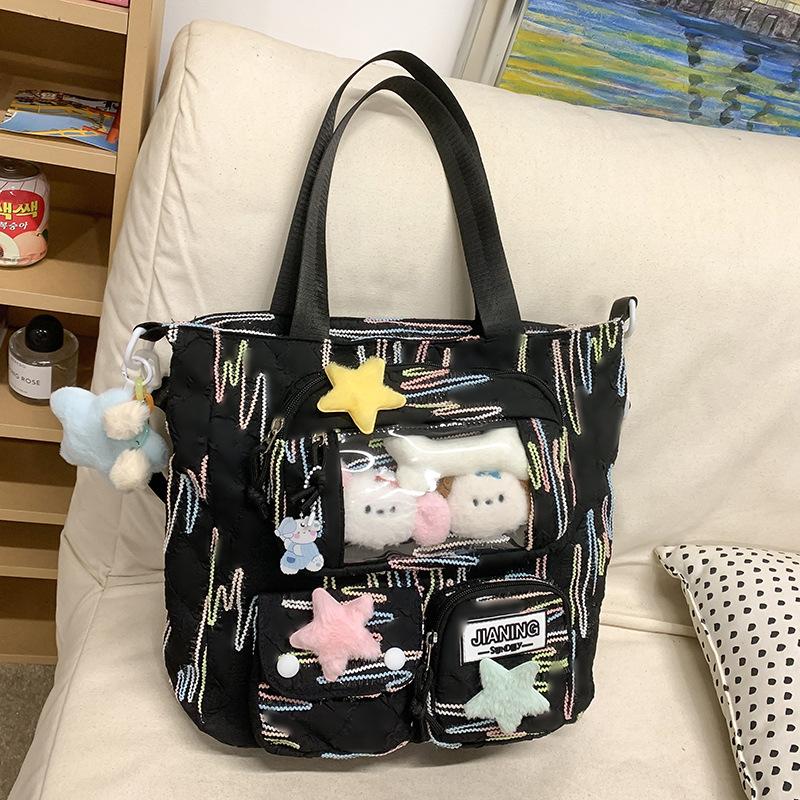 Schoolbag Children Elementary School Students Junior High School Girls Multi Layer High Value Ins Pain Bag Backpack