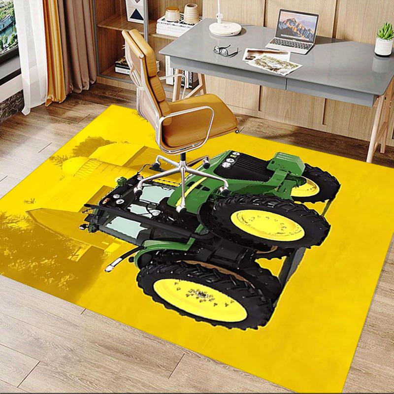 1PC tractor farm Anti-slip carpet, suitable for Office, bedroomand playrooms. It can also be used as a sofa footrest cover-W59