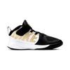 Nike Team Hustle D 9 Black Metallic Gold PS Sneakers AQ4225-004
