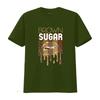 Womens T Shirt Brown Sugar Melanin Black Woman Lips Funny Babe 2XL vintage Washed Casual fashion graphic Versatile homme