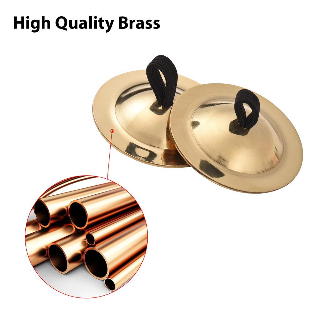 6Pcs Finger Cymbals Belly Dancing Copper Finger Cymbals Musical Instrument Belly Dancing Finger
