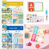 Reusable Water Drawing Book For Children With Ocean Animals Stickers And Diy Art Activities For Developmental Play