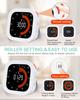 Upgraded Visual Timer Rechargeable Digital Countdown Kitchen Mechanical Cooking Timer Management Tool for Home School Office