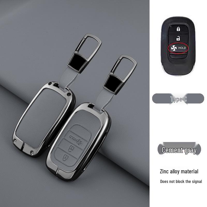 Stylish Metal Car Key Case for XRV, Fit, Vezel, URV, Fengfan, Xiangyu - Personalized Luxury Remote Shell Cover