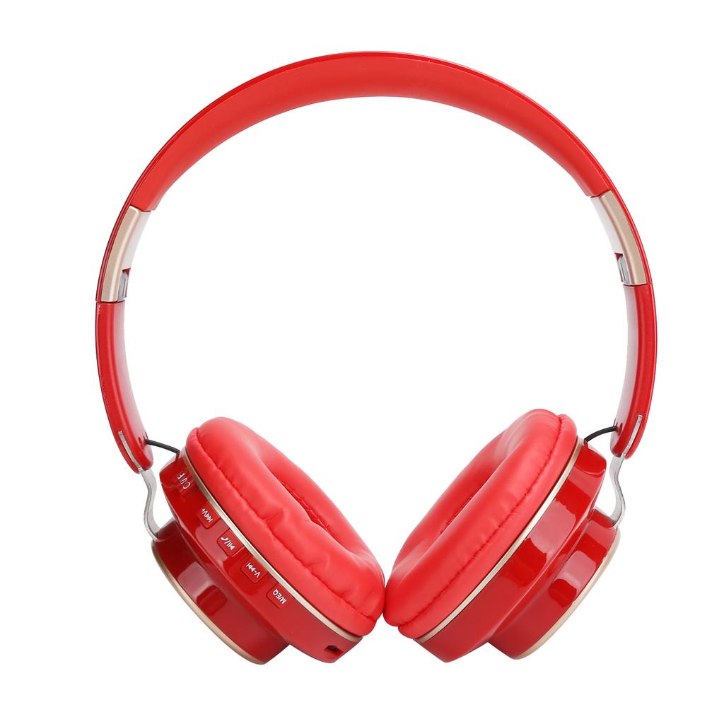 08S Náhlavní souprava Bluetooth 5.0 HiFi Skládací Teleskopická Sportovní Počítačová Herní SluchátkaČervená