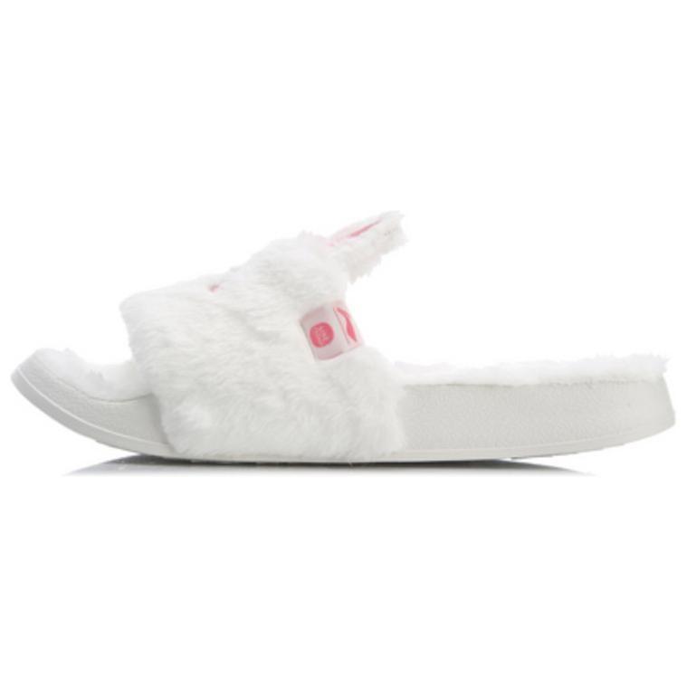 (WMNS) Li-Ning x LINE FRIENDS Cony Slides White Women s AGAQ031-4 EU 38⅓