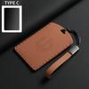 Original Car Color Leather Key Case Cover Fob For Leapmotor B01 C11 C16 C10 Car Keyless Remote Key Card Kit Protector Accessorie