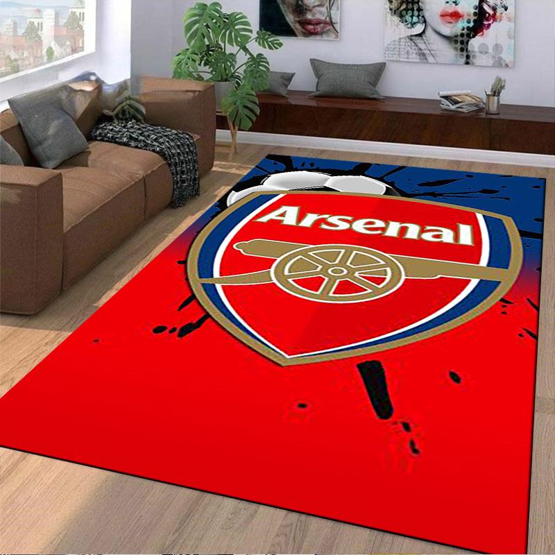 Arsenal Logo Designed floor mat, suitable as a non-slip mat for the living room or bedroom sofa
