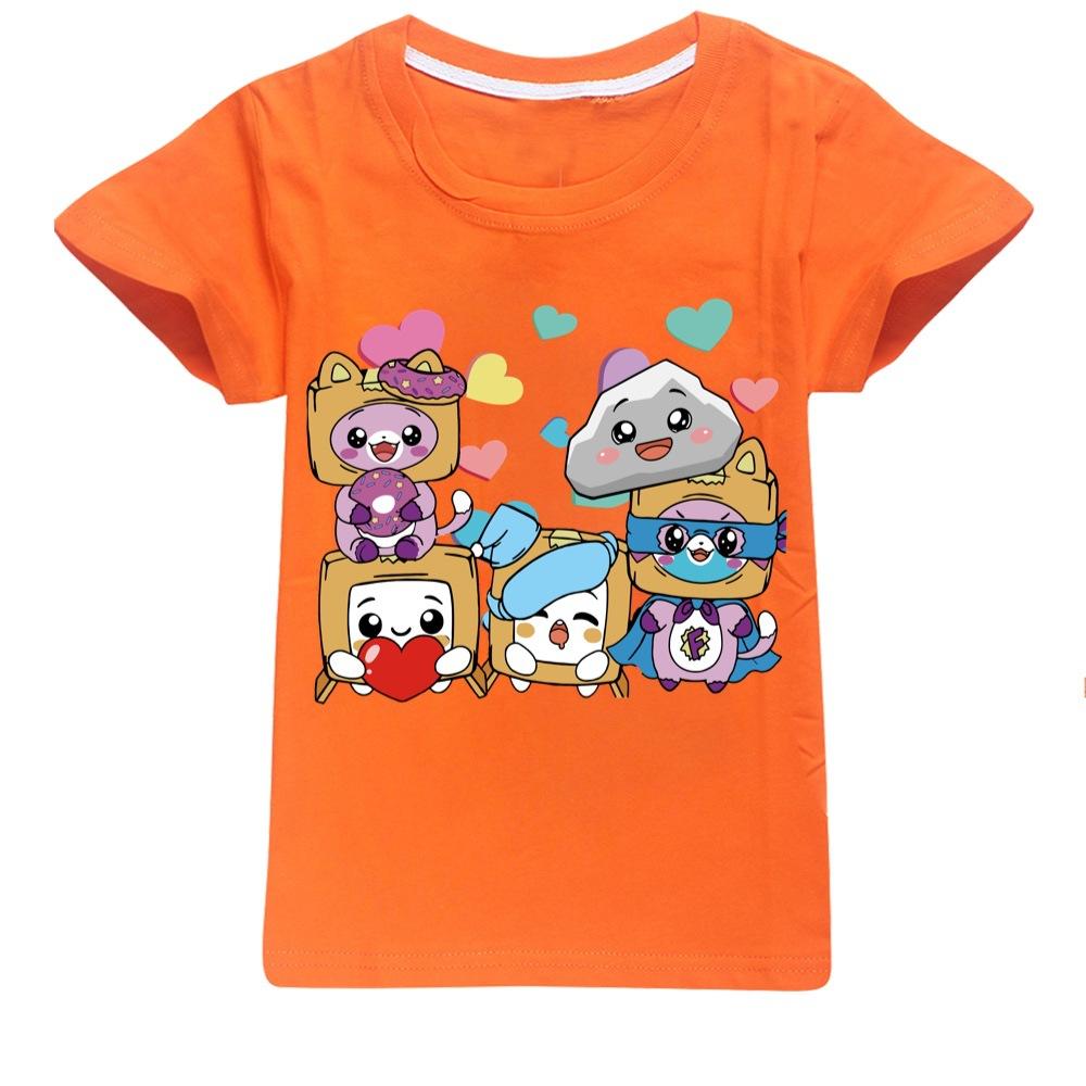 Children's Short Sleeve T-Shirt Girls Casual Comfort Top Daily Cute Print T-Shirts Girls