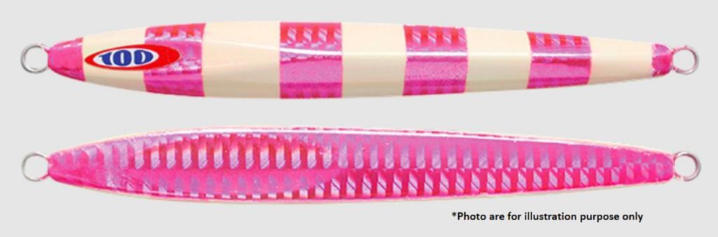 Jackall Metal Jig Anchovy Type 2 Slow Slide 250 grams P Glow (5047)