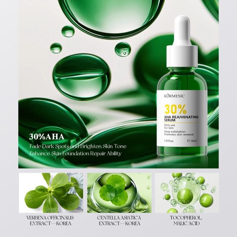 Fruit Acid Essence Hydrating Brightening Skin Tone Repairing Foundation Glow Again Facial Care Serum