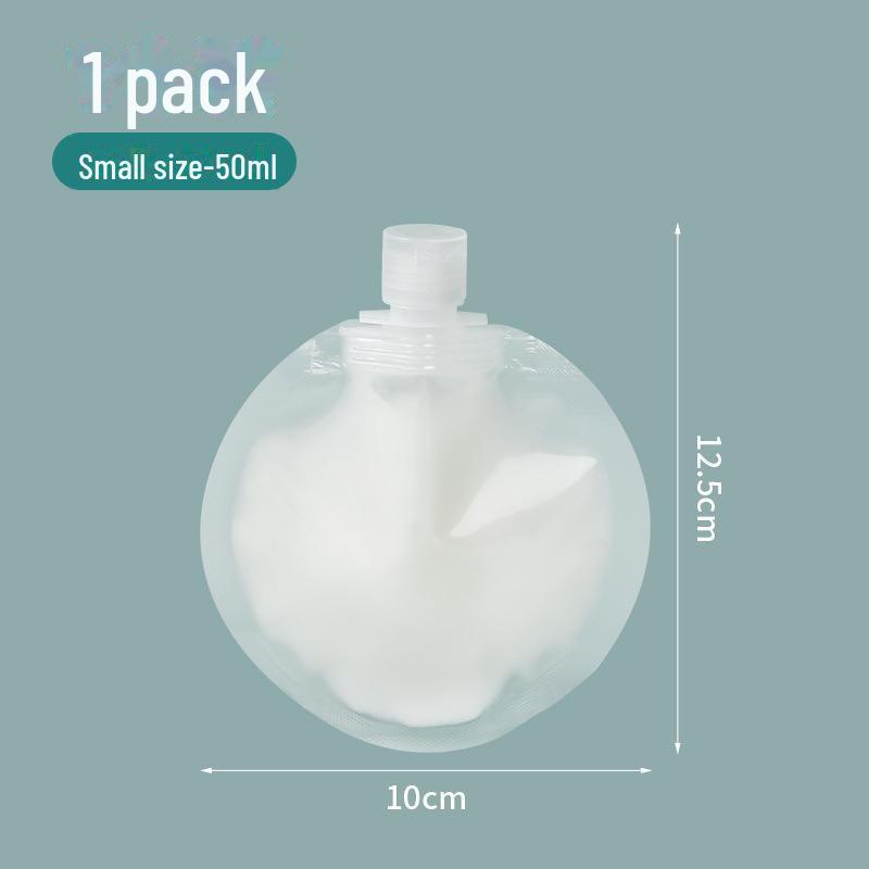 Transparent Travel Bag for Liquid Cosmetics and Toiletries