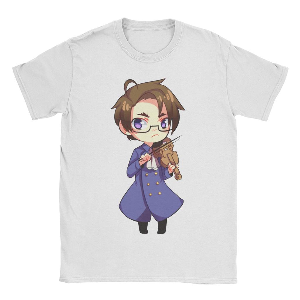 Chibi Belarus Hetalia T Shirts for Unisex Cotton TShirt Axis Powers Hetalia Anime APH World Tee Shirt Short Sleeve Clothes