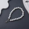 Simulation Pearl Keychains For Aorpods Bag Car Pendant Beaded Key Simple Decoration For Women Mobile Phone DIY Jewelry Decor