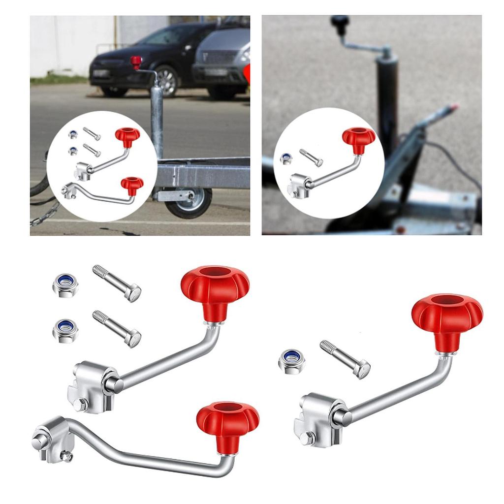 Jack Top Wind Handle Replacement Mount Hardware Equipment Garage Trailer Jack Crank Handle for Campers Roadside Assistance RV