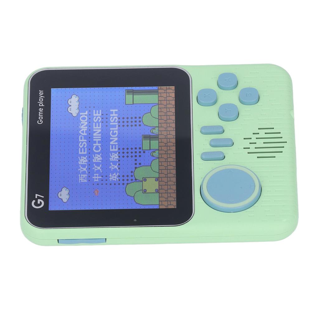 G7 Handheld Game Console Single Player Lightweight Gaming Device with 3.5in Screen Green