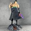 One Piece Zoro Five-Head Sculpture with Sword Energy Effect, 50CM Anime Figure Statue Model