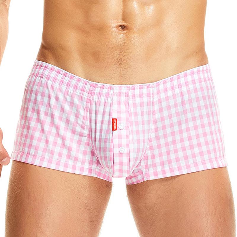 Cotton Striped Boxers Underwear Men Boxer Shorts Mens Underpants Home Shorts No Elastic Loose Lounge Pajama Shorts