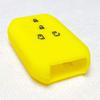 IKT Smart Key Silicone Cover for Suzuki Cars, Sliding Type, 4 Buttons, Yellow Black,