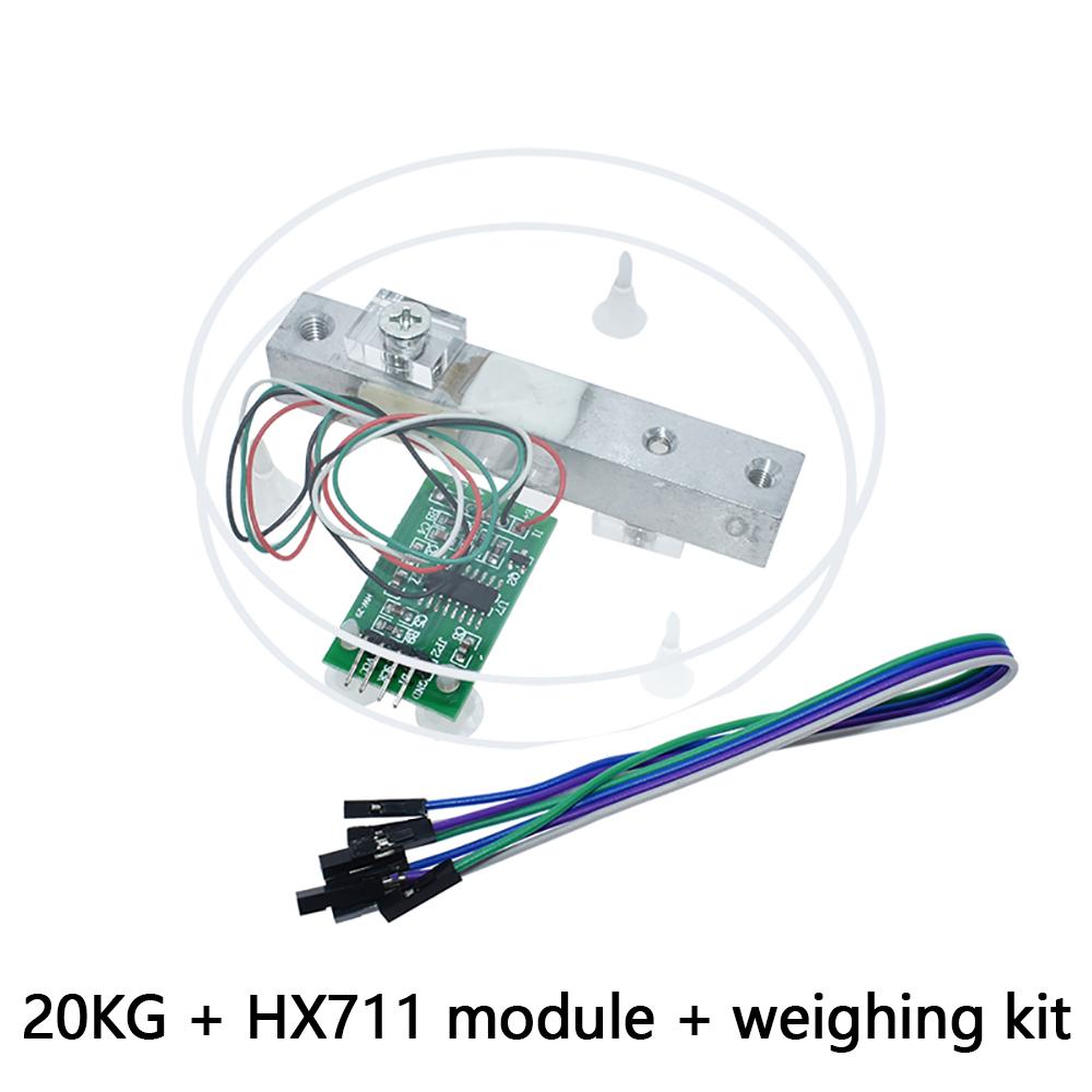 1pcs Digital Load Cell Weight Sensor 1KG 5KG 10KG 20KG Portable Electronic Kitchen Scale + HX711 Weighing Sensors Ad Module