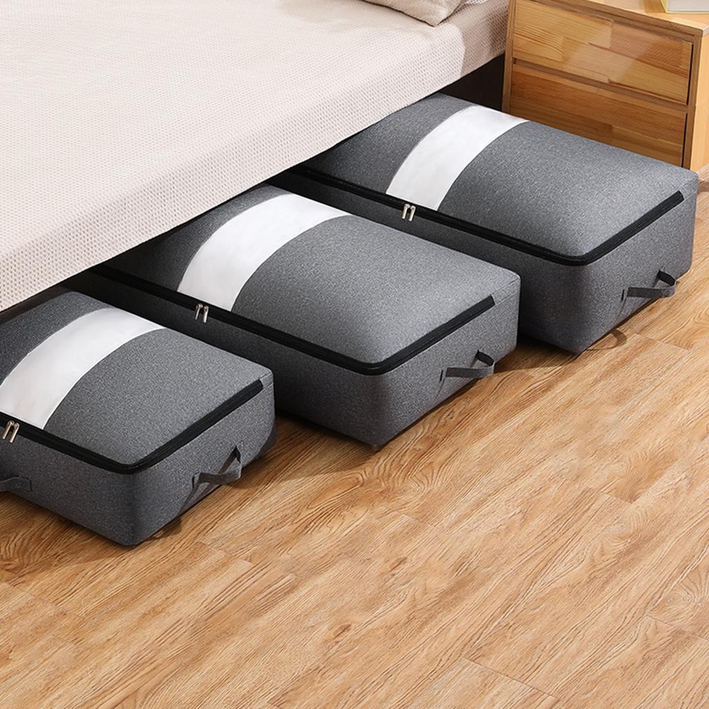 Space Saving Fabric Storage Bag Spacious Foldable Storage Solution Packaging Bag For Clothes And Bedding Items