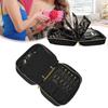 Portable Jewelry Storage Bag with Built-In Carry Handle, Zippered Closure, and Dedicated Holders for Different Pieces
