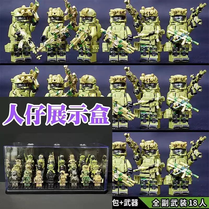New building blocks Veyron Special Police Delta Special Forces children's toys mini humanoid doll Christmas birthday gift