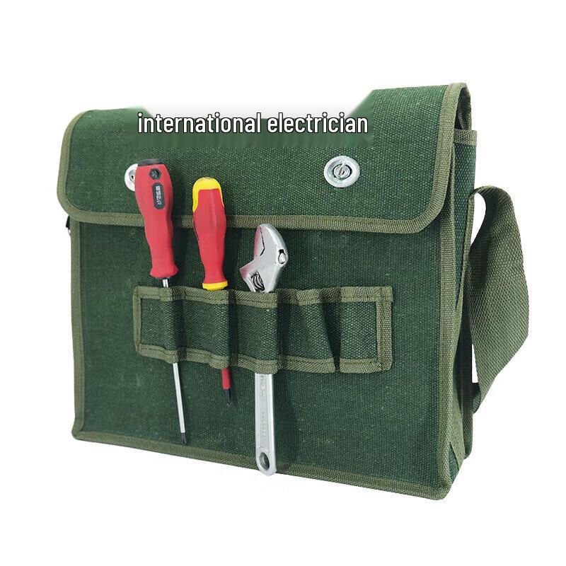 Heavy-Duty Canvas Multi-purpose Tool Shoulder Bag
