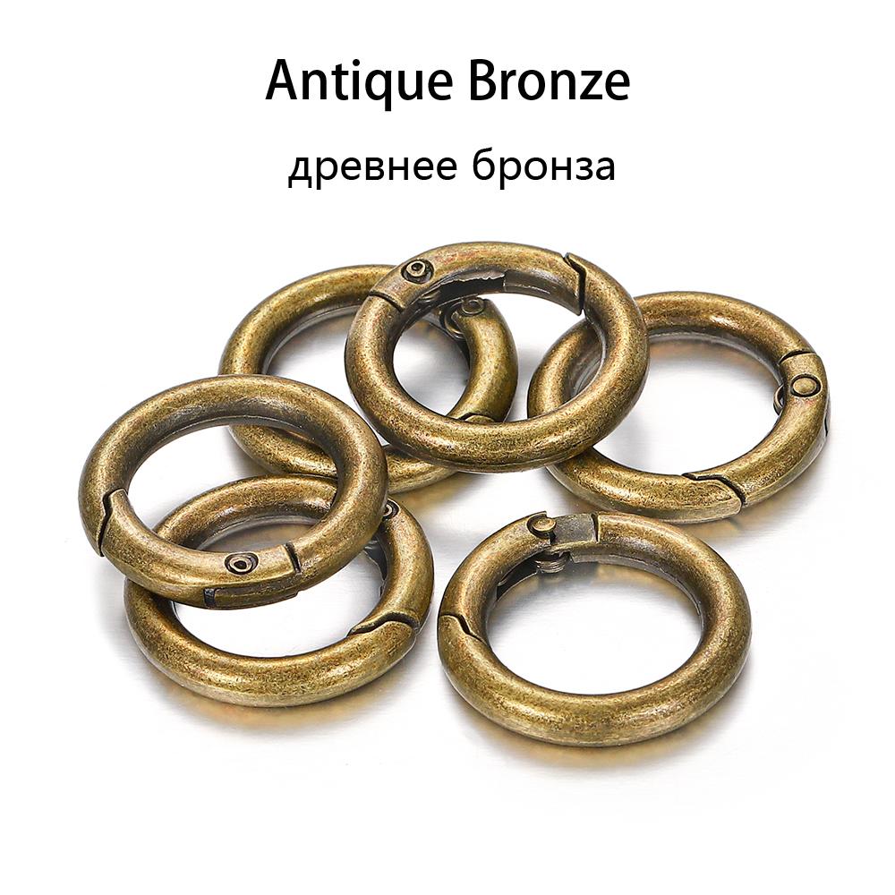 5 bucăți/lot închizătoare cu inel O închizătoare din metal pentru poarta cu arc pentru breloc catarame cleme carabinier genți de mână lanțuri pentru câini pentru realizarea de bijuterii DIY