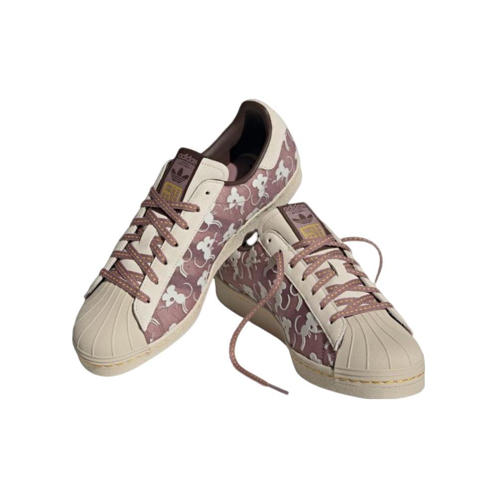 Adidas Originals Han Meilin X  Superstar 80S Zi Shu Low-Top Sneakers Unisex Sneakers Gray Brown ID4376
