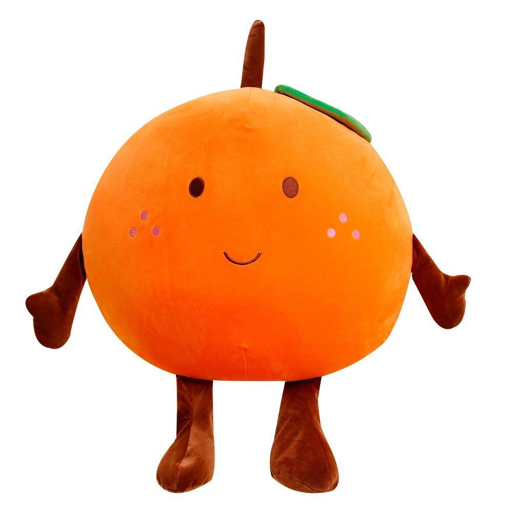 Soft Happy Fruit Plush Pillow Orange Orange Doll Plush Toy Accompany Dolls   Girlfriends