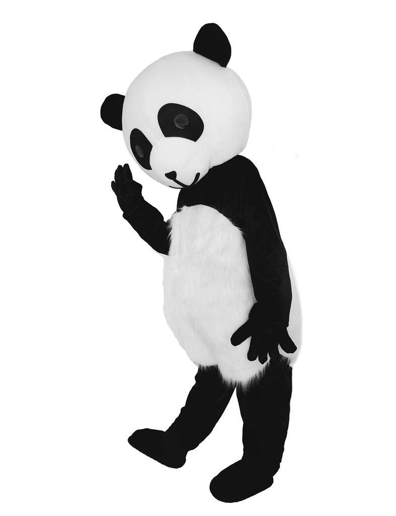 Dorawithme Adult Panda Mascot Cosplay Costume for and Promotional Supplies Costume, Halloween, Christmas, Events,