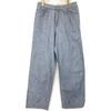 Pallas Palace Cotton Linen Blue Wide Pants Bottoms 2 blueUsed